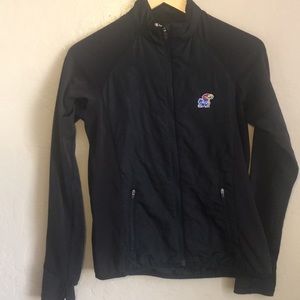 UNIVERSITY of KANSAS lightweight jacket black.